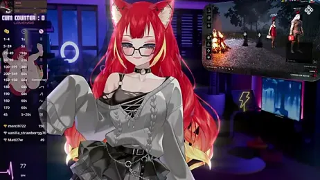 LewdFoxy_VT webcam model stream image